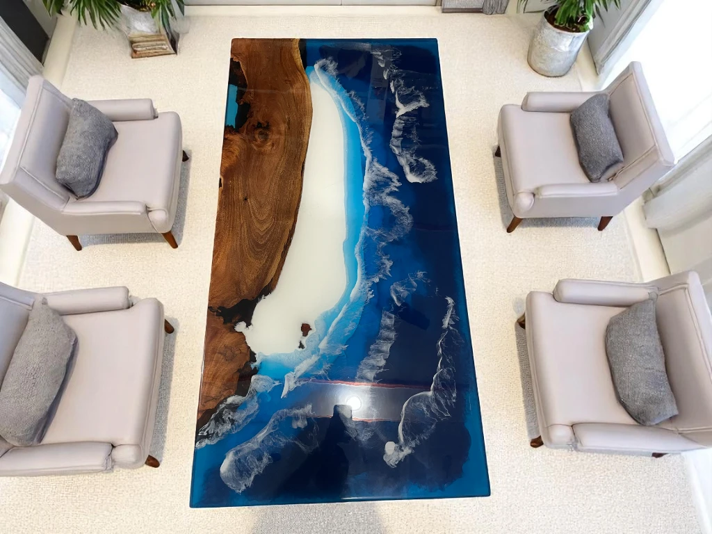 Epoxy Resin Conference Room Table